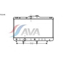 Радиатор системы охлаждения AVA QUALITY COOLING TO2148 4043383