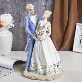 Сувенир керамика "Жених и невеста" 36х21х16 см
