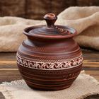 Горшок духовой, резной, 1 л Горшок духовой, резной, 1 л