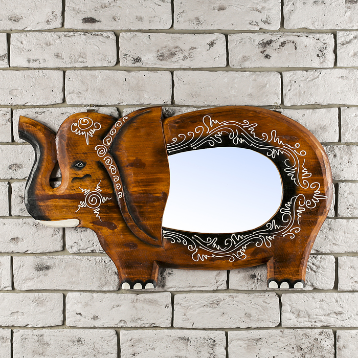Панно зеркальное "Слон" 1,5х33х60 см