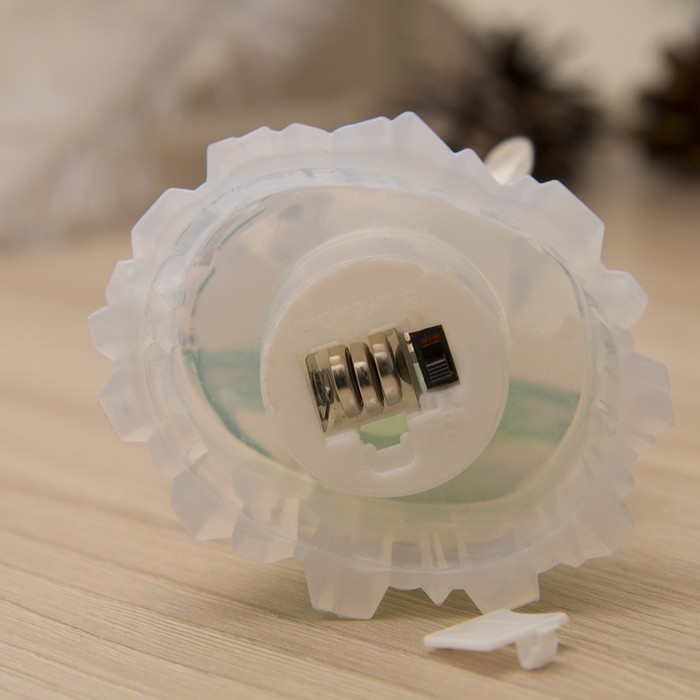 Игрушка световая "Снеговик под елкой" (батарейки в комплекте) 1 LED, RGB