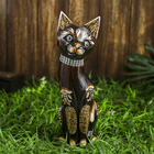 Интерьерный сувенир "Кошка с ошейником" 30 см - фото 5171757