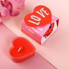Свеча с пожеланием Love Свеча с пожеланием Love