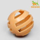 Ball for cats with bell "Football", 3.8 cm, mix colors