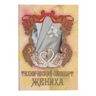 Wedding diploma, Technical passport of the groom lamination, 150х215 mm Wedding diploma, Technical passport of the groom lamination, 150х215 mm