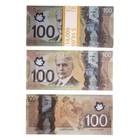 Souvenir money 100 canadian dollars