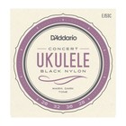 Струны для укулеле D'ADDARIO EJ53C концерт, черный нейлон Струны для укулеле D'ADDARIO EJ53C концерт, черный нейлон