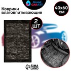 Коврики влаговпитывающие Grand Caratt, 40х60 см, водонепроницаемые, набор 2 шт 4003628 Коврики влаговпитывающие Grand Caratt, 40х60 см, водонепроницаемые, набор 2 шт 4003628