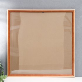 Рамка 50х50 см сосна с20 см (пластиковый экран) коричневая