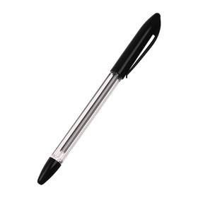 Ручка шариковая 0.5 мм, стержень чёрный, с резиновым держателем