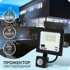 Прожектор светодиодный Luazon Lighting 20 Вт, 1800 Лм, 6500К, Датчик движения, IP66 Прожектор светодиодный Luazon Lighting 20 Вт, 1800 Лм, 6500К, Датчик движения, IP66