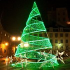 Светодиодная фигура "Елка-ЛЕНТА", объемная, 2,5х1,4х1,4 м, 80 Вт, IP54, стальной каркас