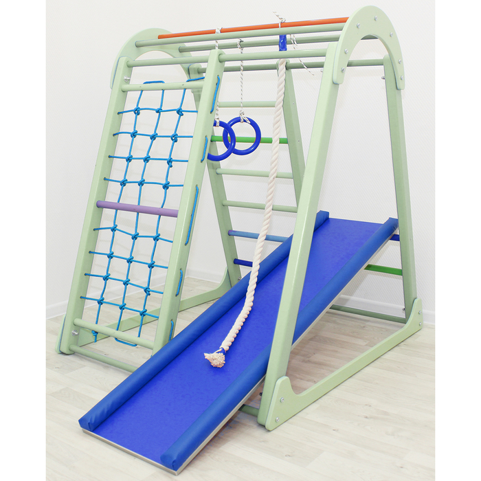 Детский спортивный комплекс Tiny Climber, 1050 × 1100 × 1300 мм, цвет фисташка - фото 926194