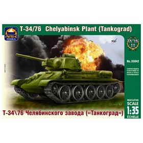 Сборная модель «Советский средний танк Т-34-76» ЧЗ «Танкоград»