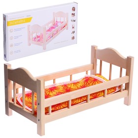 {{photo.Alt || photo.Description || 'Кроватка для кукол деревянная №14, цвета МИКС'}}
