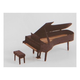 Модель 3D «Пианино» из бумаги с лазерной резкой