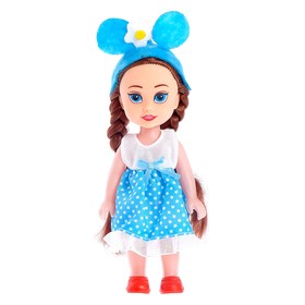 Кукла малышка «Аврора» в платье, МИКС