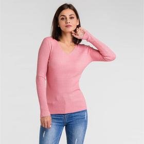 Пуловер с люрексом шнуровка сзади, размер 42, цвет розовый в Донецке
