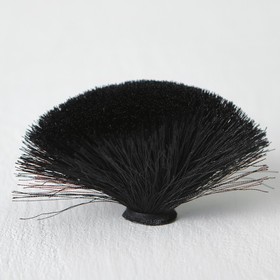 Декоративный элемент «Кисть» диаметр 9 см, цвет чёрный