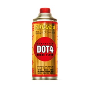 Тормозная жидкость, SAKURA DOT 4, 455 г 4008979