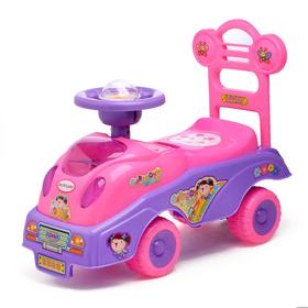 {{photo.Alt || photo.Description || 'Толокар «Машинка для девочки», с музыкой, цвет розовый'}}