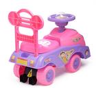Толокар «Машинка для девочки», с музыкой, цвет розовый - фото 1729884