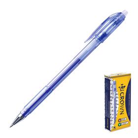 Ручка 'Пиши-стирай' гелевая Crown Erasable Jel, узел 0.5 мм, чернила синие (комплект из 3 шт.)