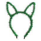 Carnival headband "Bunny", color green