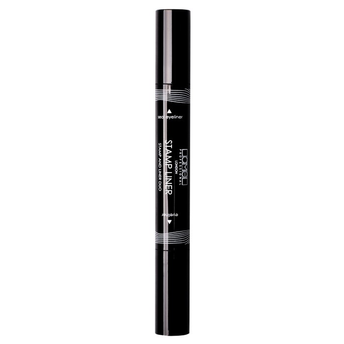 Подводка-фломастер для глаз Lamel professional Stamp and Liner Duo со штампом, чёрный