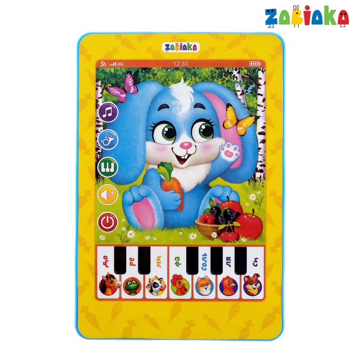 планшетик азбукварик загадайка. детский планшет. планшет зоопарк. развивающий планшет. 3247078 планшет "радужная ферма" звук, батарейки №sl-01149.