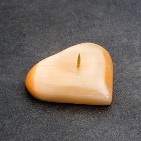 Подсвечник «Сердце», 2×6 см, селенит в Донецке