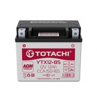 Аккумуляторная батарея TOTACHI MOTO YTX12-BS 12 а/ч 4093276 - фото 82986