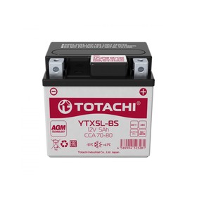 Аккумуляторная батарея TOTACHI MOTO YTX5L-BS 5 а/ч 4093280