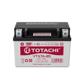 Аккумуляторная батарея TOTACHI MOTO YTX7A-BS 7 а/ч 4093281