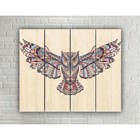 Painting on wood in the style Loft "Owl Art" No. 3.50, 37*30 cm Painting on wood in the style Loft "Owl Art" No. 3.50, 37*30 cm