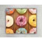 Painting on wood in the style Loft "Donuts" No. 3.21, 37*30 cm Painting on wood in the style Loft "Donuts" No. 3.21, 37*30 cm