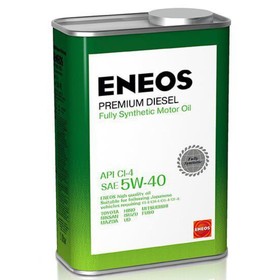 Масло моторное ENEOS Premium Diesel CI-4 5W-40, 1 л 4098282