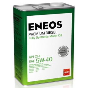 Масло моторное ENEOS Premium Diesel CI-4 5W-40, 4 л
