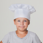Carnival cap "Chef", head circumference 53-57 cm, color white Carnival cap "Chef", head circumference 53-57 cm, color white