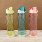 Бутылка для воды "Вихрь", 500 мл, микс, 7х7х24,5 см Бутылка для воды "Вихрь", 500 мл, микс, 7х7х24,5 см
