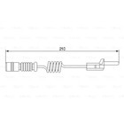 Датчик износа тормозных колодок BOSCH 1 987 474 969 4107056 - фото 83094