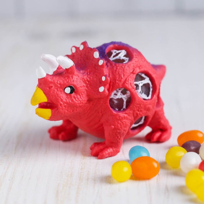 Набор «Дино»: игрушка антистресс, конфеты 20 г