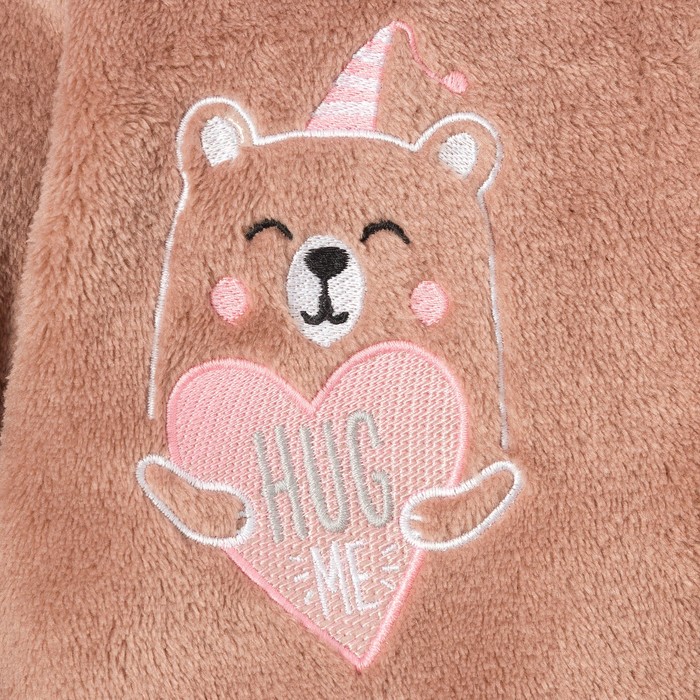 Комбинезон Крошка Я Hug me, коричневый, р. 26, рост 74–80 см