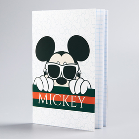 Блокнот на скрепке "Mickey" Микки Маус, 32 листа, А6 3984098