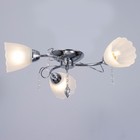 Люстра "Адель" 3x40Вт E27 хром 48х46х17 см - фото 2721989