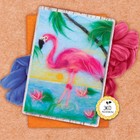 Picture of wool Flamingo A5