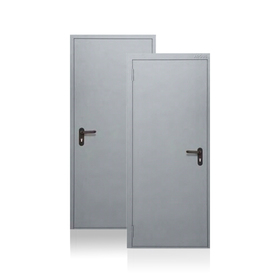 Сейф-дверь Противопожарная EI60, 870 × 2050 мм, левая, цвет шагрень серая