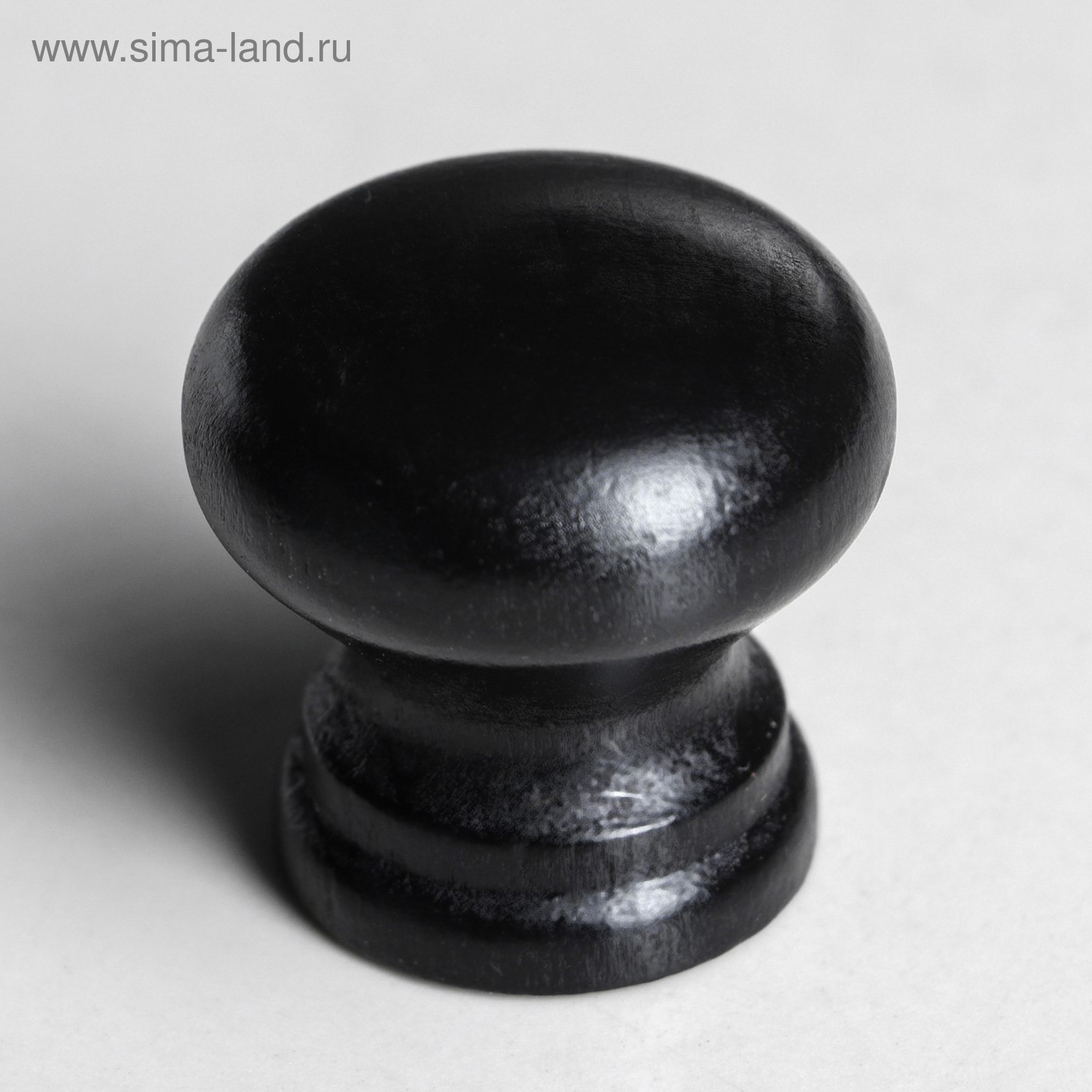 Ручка-кнопка мебельная 2715 цвет черный 