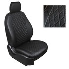 Авточехлы из экокожи ромб для Toyota Land Cruiser 150 2009-2017, набор 4129500 - фото 83280