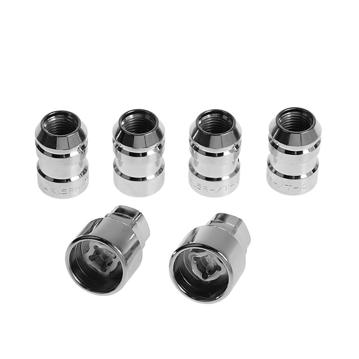 Секретки на колеса L2209 Anmax, гайка 14x1,5, конус, 4 шт. + 2 ключа
